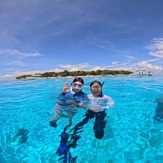 BOHOL: Dolphin Watching, Turtle Swim and Party Boat - An early start for dolphins near Pamilacan Island