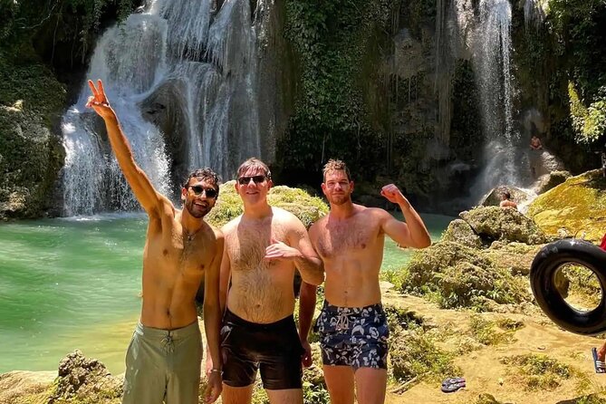 Bohol Full Day Waterfall & Countryside Scooter Tour - Panga Falls brings the first swim