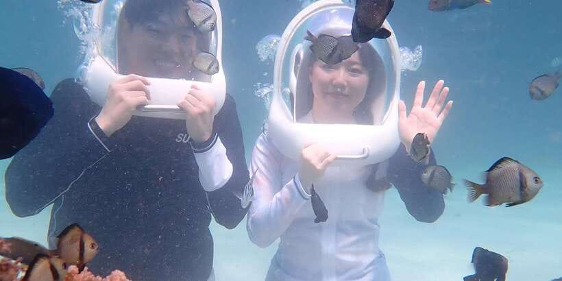 Boracay: Helmet Diving Experience with Photos and Videos - Getting comfortable with the helmet