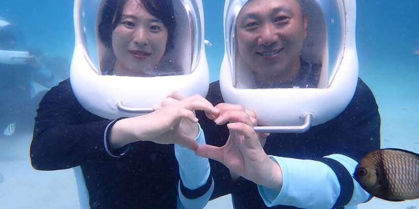 Boracay: Helmet Diving Experience with Photos and Videos - The 15-minute reef walk
