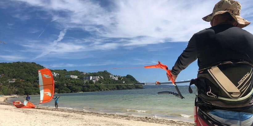 Boracay Kiteboarding Discovery Course - Water relaunch and body dragging