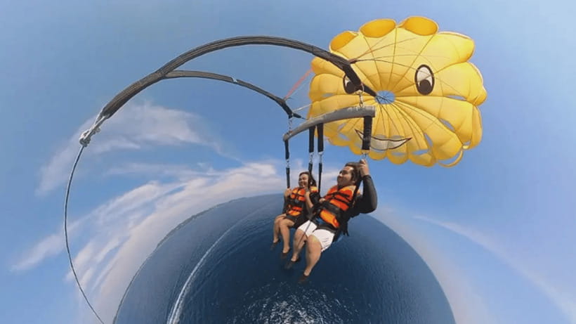 Boracay Parasailing with Insta 360 - How the price compares with the experience