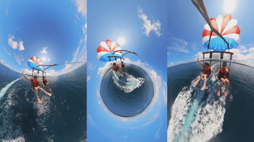 Boracay Parasailing with Insta 360 - Weather, waves, and the need for a little flexibility