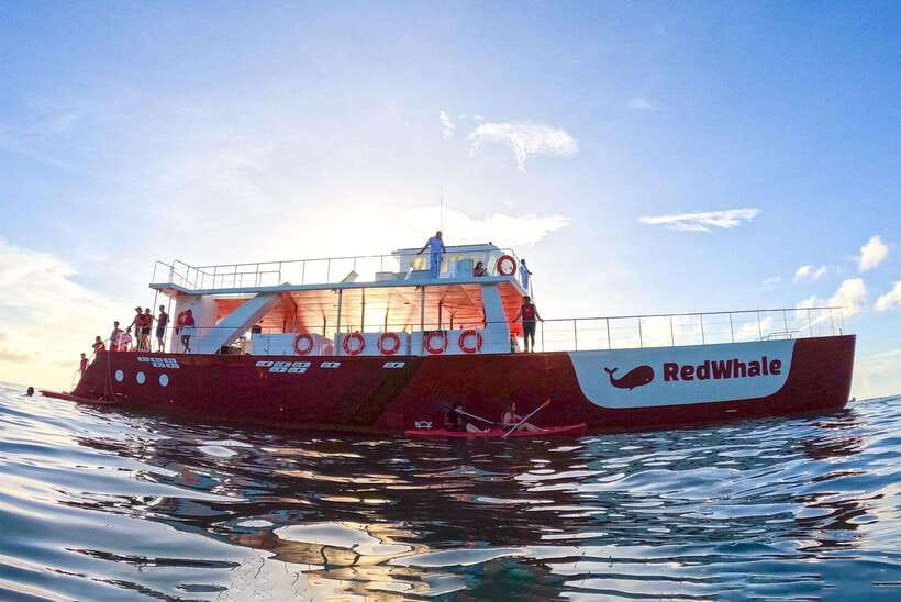 Boracay: Red Whale Party Cruise w/ Snacks & Water Activities - The waterslide and the boat’s playful side