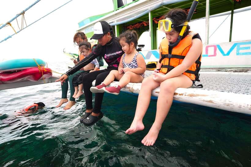 Boracay: Sunset Cruise with Water Activities - Mermaid tails, photos, and the onboard massage