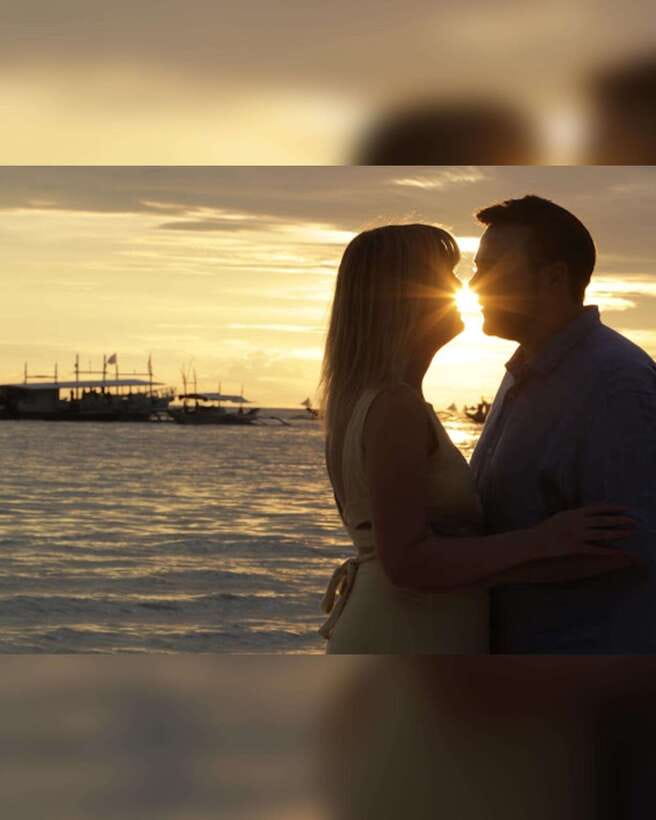 Boracay Sunset ( Photoshoot ) - The sunset hour on Boracay’s white beach