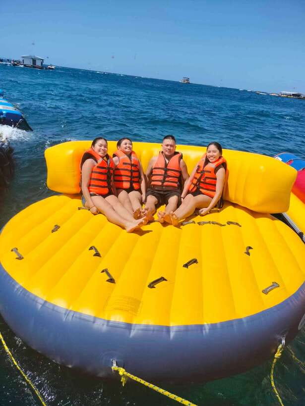 Boracay UFO Adventure - The boat ride to the activity area