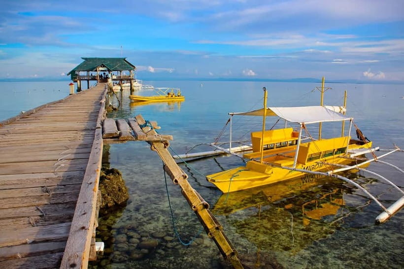 Cebu: Island Hopping 3 Islands + San Vicente Fish + Lunch - Nalusuan pairs a boardwalk with a proper lunch