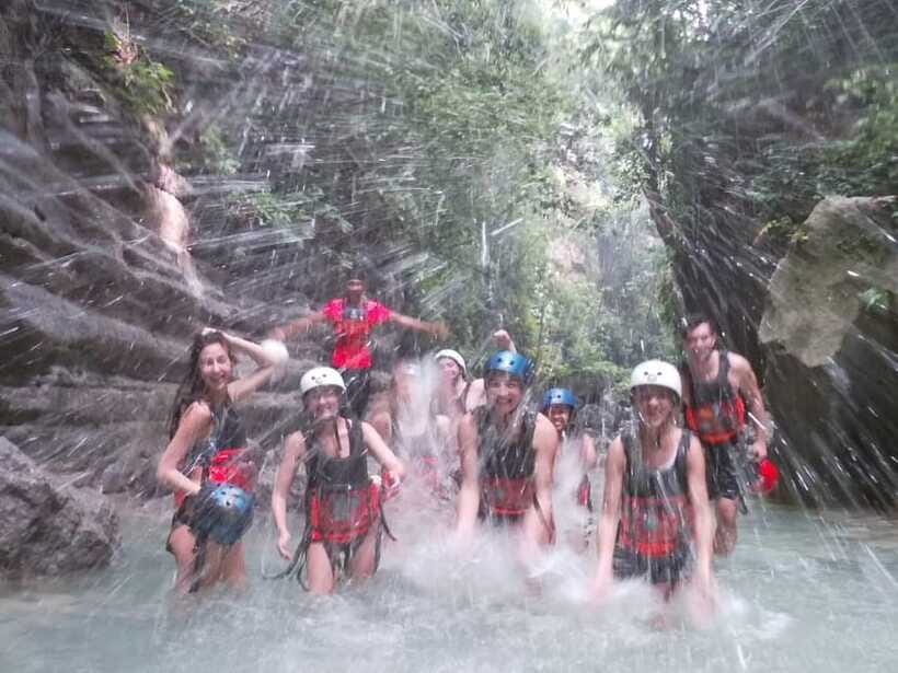 Cebu Moalboal: Kawasan Canyoneering Adventure with Lunch - Three hours of jumps, slides, swimming, and rock