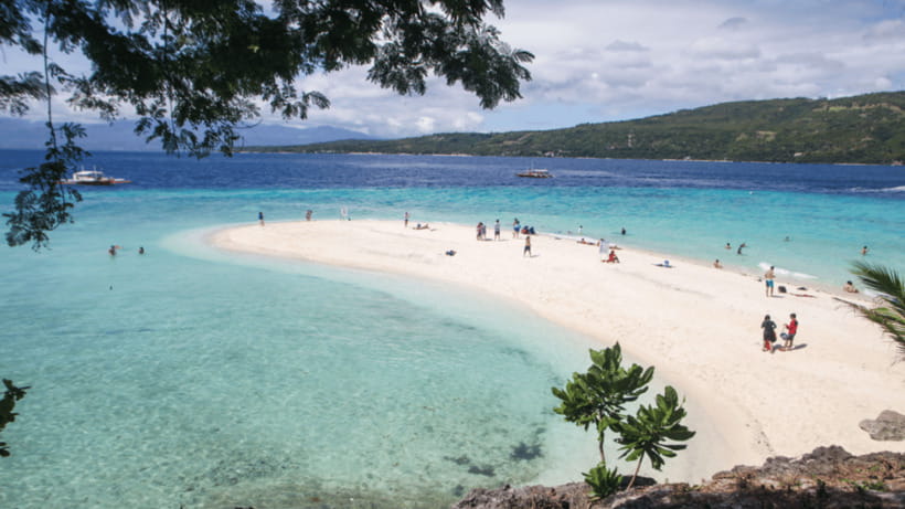 Cebu Oslob Whaleshark, Tumalog Falls&Sumilon Island(Private) - Tumalog Falls gives the day a cool finish