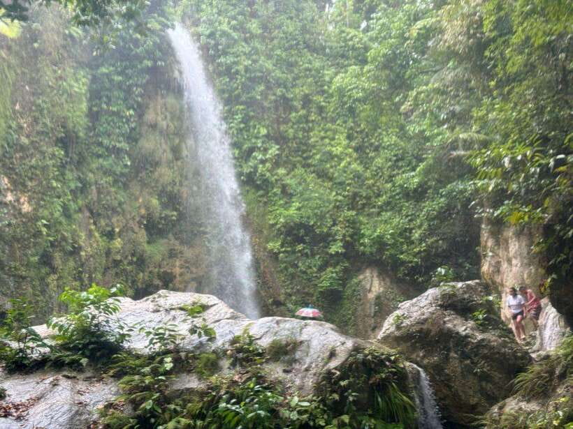 Cebu: Whale Shark, Inambakan Falls & Moalboal Sardine Tour - Inambakan Falls gives you a cool reset