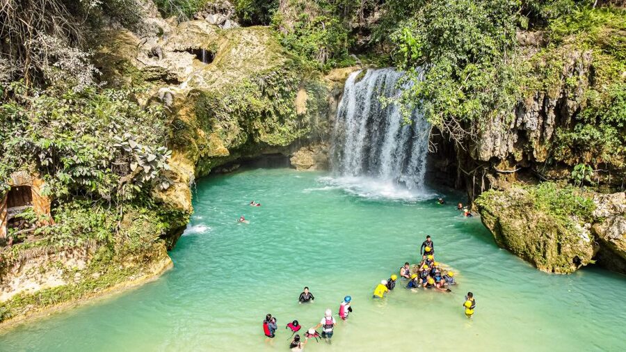 Cebu: Whale Shark Snorkeling & Kawasan Canyoning Tour - Guide support, languages, and equipment