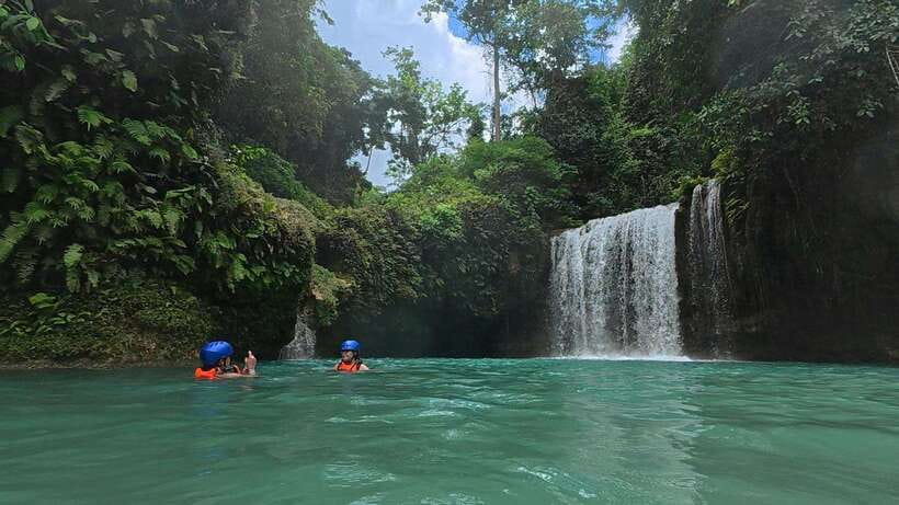 Cebu: Whale Shark Swim and Kawasan Canyoneering Tour - Oslob whale sharks at sunrise