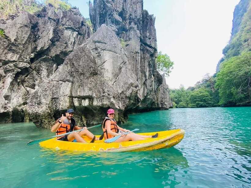 El Nido: Big Lagoon Kayaking & Island Adventure - Shimizu Island: lunch beside the reef