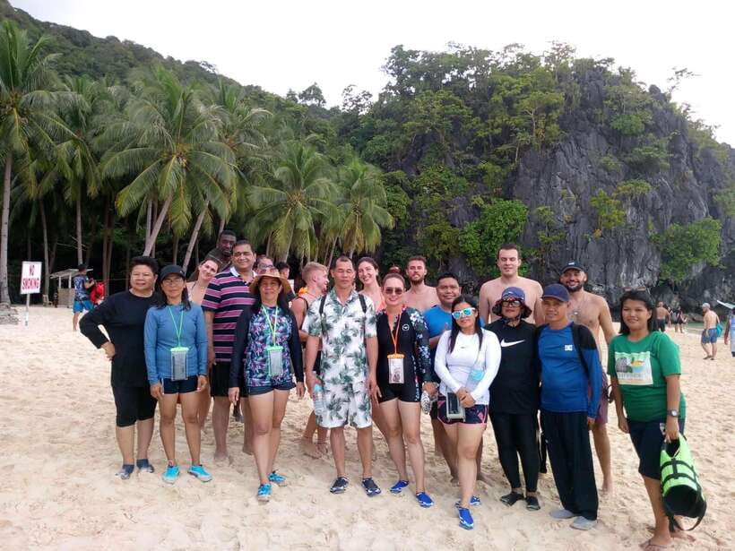 El Nido Island Tour A - Secret Lagoon offers a different kind of shoreline
