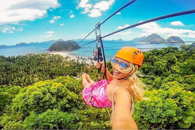 El Nido Palawan Zipline Two Way - The El Nido view begins before the zipline