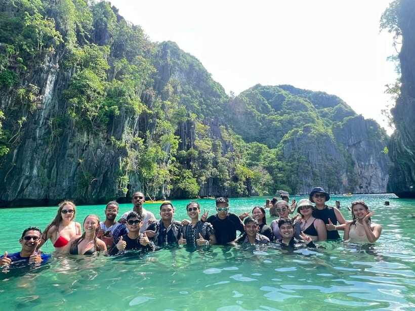 EL NIDO: Private Island Hopping Tour C w/BUFFET LUNCH - Matinloc Shrine above the sea