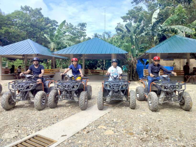 From Boracay: Mainland Off-Road ATV and Zipline Experience - The kawa hot bath photo stop
