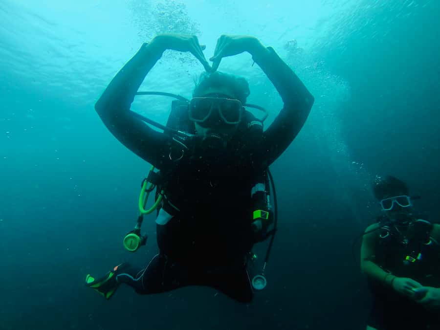 From Cebu City: Scuba Diving with Whale Sharks Trip in Oslob - Getting ready for your first underwater session