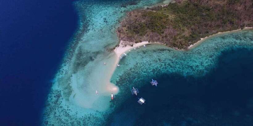 From Coron: Private Island-Hopping Cruise with Lunch - Bulog Dos and the long sandbar