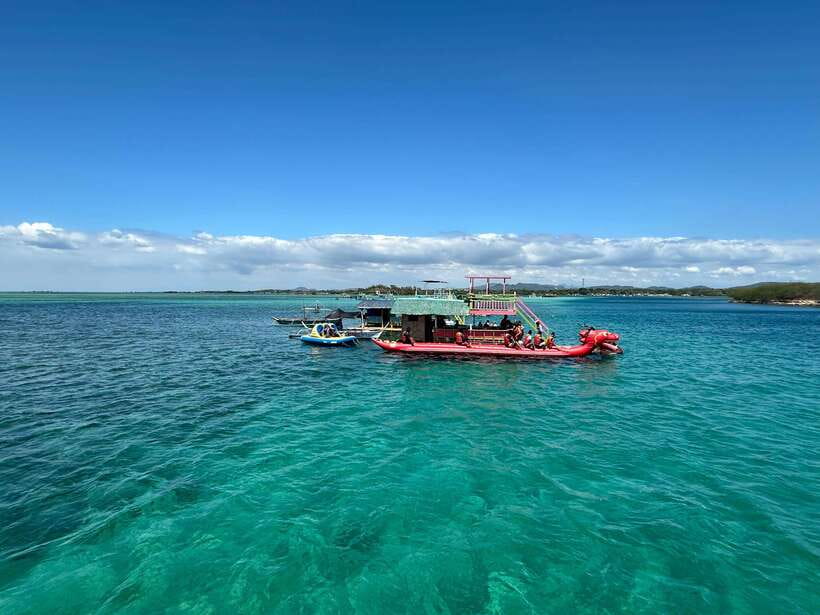 From Manila: Little Boracay Beach w/ Floating Bamboo Cottage - Key points at a glance