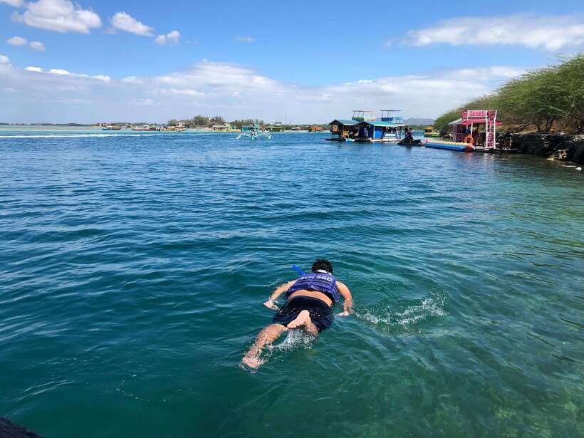 From Manila: Little Boracay Beach w/ Floating Bamboo Cottage - Five hours at Little Boracay and Burot Beach