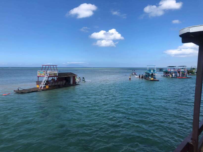 From Manila: Little Boracay Beach w/ Floating Bamboo Cottage - The 5:30 AM pickup from Manila