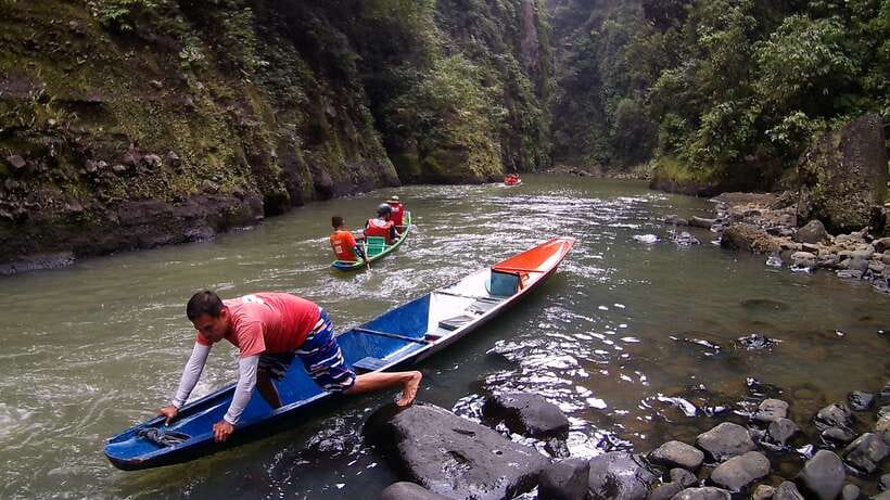 From Manila: Majestic Pagsanjan Falls Adventure - The downstream rush back to the river base
