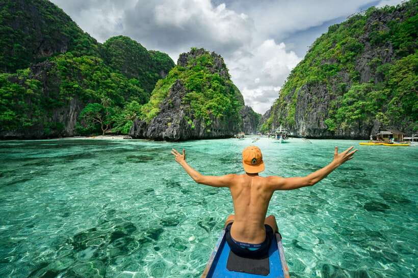 From Puerto Princesa: Day Trip to El Nido and Island Hopping - Shimizu Island for clear water and a beach break