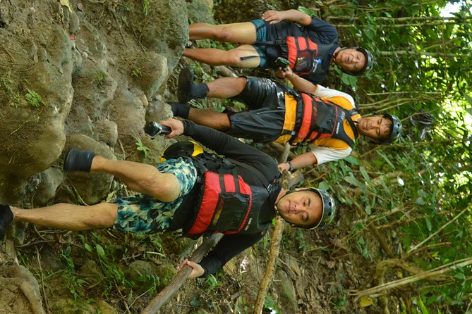 Kawasan Canyoneering Adventure Package from Cebu - Gearing Up at Kawasan Falls