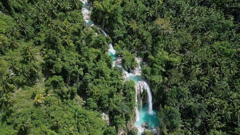 Oslob: Whaleshark Swimming, Inambakan Falls & Moalboal Tour - A changed experience at Inambakan Falls