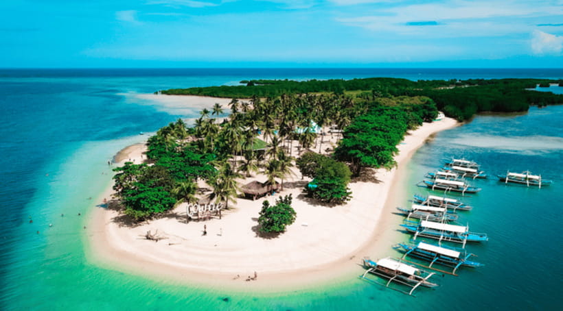 Palawan: Honda Bay Island Hopping Cruise - Cowrie Island: the day’s easiest beach break