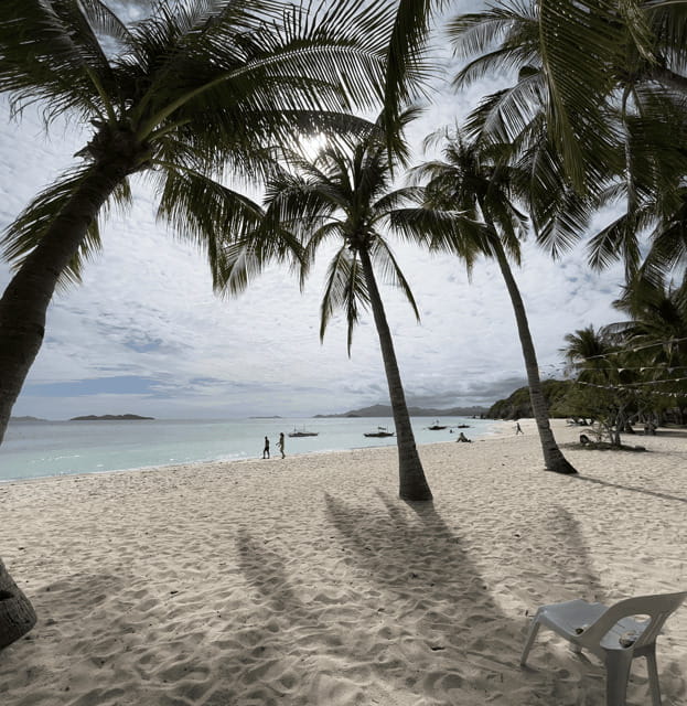 Private Boat for Culion Island Escapade Tour - Malcapuya Beach: the classic first stop