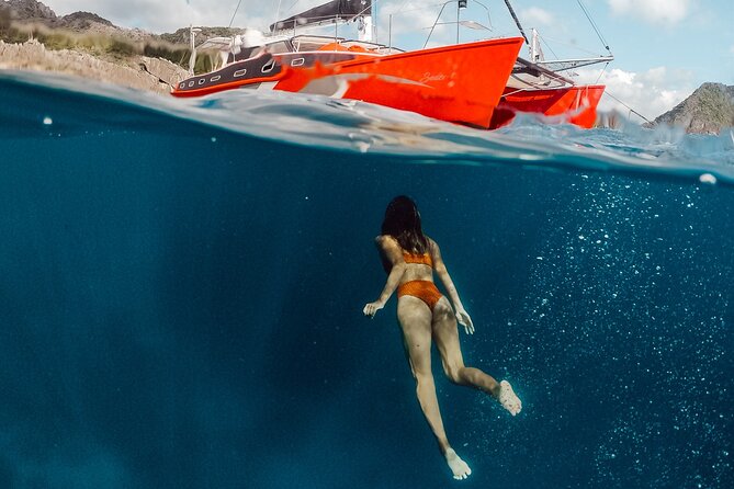 Seacret Luxury Catamaran Yacht Group Island Hopping Tour - A 9 a.m. Start at Corong Corong