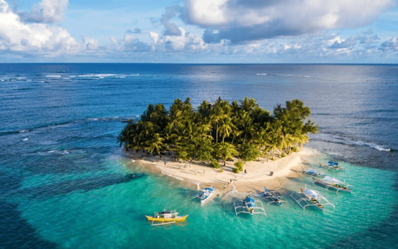 Siargao Tour G (Private Tour) - Naked Island is about open sea and clean lines