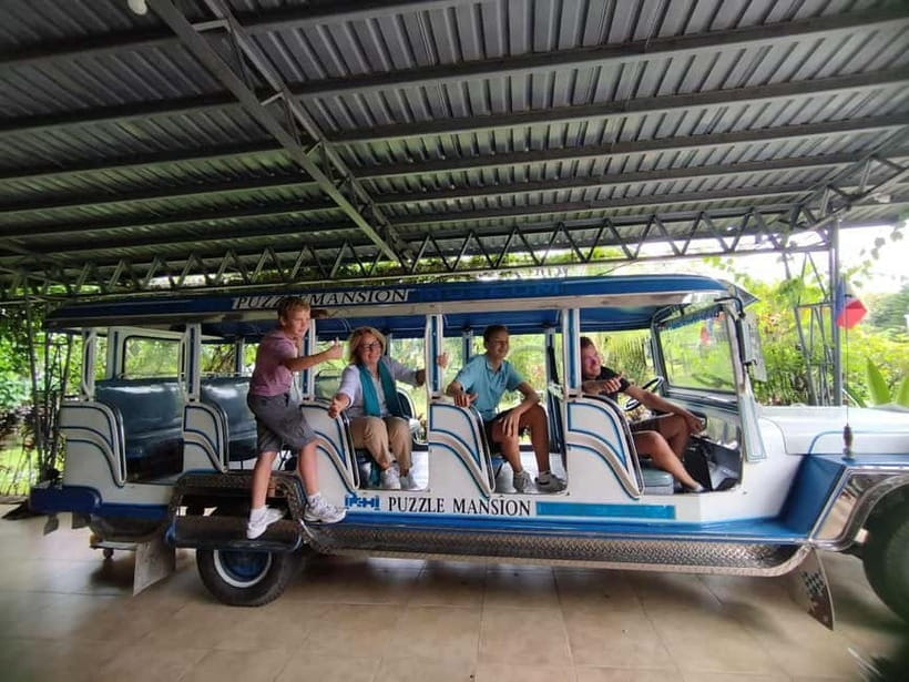 Tagaytay: Taal Volcano Tagaytay Private Tour w/Jeepney Ride - Riding a jeepney to Palace in the Sky